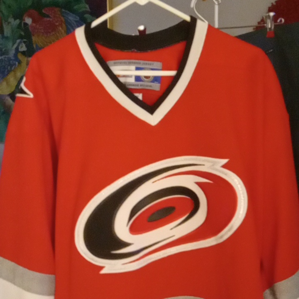 NHL Carolina Hurricanes Jersey  Red Men’s Size Medium